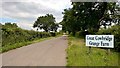 Track to Great Cowbridge Grange Farm