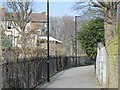 Path between Green Lanes and Clissold Crescent, N16