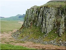 NY7567 : Peel Crag.  Near to the Curiously named village of Once Brewed, Northumberland by Derek Voller