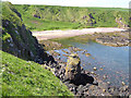 The head of Killiedraught Bay