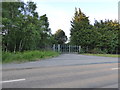 Gateway to the former RAF Woodbridge site