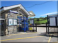 Main entrance to Castle Cary railway station