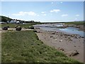 Muddy channel at Penclawdd waterfront