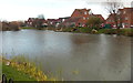 Lake on the south side of Bristol Road, Highbridge