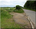 Gate to a field which may become the new  Kemble railway station car park