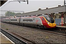 SJ8989 : Virgin Class 390, 390115, platform 3, Stockport railway station by El Pollock