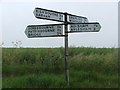 Fingerpost near Bekesbourne