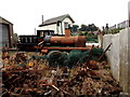 Adam steam locomotive awaiting restoration in Oswestry