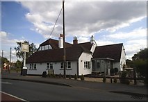 SU7667 : The Bull Inn, Arborfield Cross by David Howard