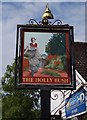 The Holly Bush (3) - sign, 2-4 Holly Street, Royal Leamington Spa