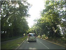 SU7666 : School Lane entering Arborfield by David Howard