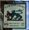 Sign for the Turnor Arms, Wragby