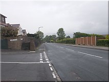 SE0439 : Keighley Road - viewed from Woodview Road by Betty Longbottom
