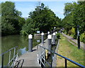 Mooring pontoon at Castle Mill Stream Junction