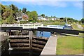 Crinan Canal, a lock in Ardrishaig