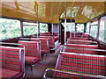 Inside a Routemaster at Sissinghurst Classic Car Show