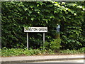 TM1474 : Langton Green sign by Geographer