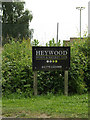 Heywood Sports & Raquet Club sign