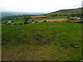 Fields west of Bwlch-y-llyn Farm