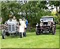 SJ9593 : A little grey Fergie and an Alvis by Gerald England