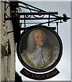 The Kings Head name sign, Woodstock