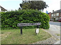 TM1279 : Whytehead Gardens sign by Geographer