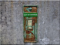 G7698 : Out of service post box, Maas by Kenneth  Allen