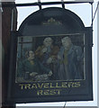 Sign for the Travellers Rest