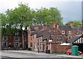 Derby: the corner of Friar Gate and Ford Street