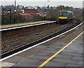 London Midland train arrives at Worcester Foregate Street station