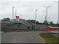 NT3269 : Shawfair Station and car park entrance by M J Richardson