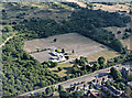 Hounslow Heath garden centre from the air