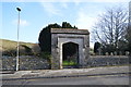 Entrance to Corfe Cemetery