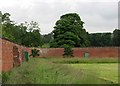 SK3722 : Calke Abbey: walled garden by John Sutton
