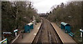 Danescourt railway station north of the footbridge, Cardiff