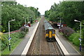 SJ9192 : Brinnington railway station  by Graham Hogg