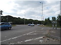 Roundabout on the A414 near Cole Green