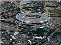 TQ3784 : The Olympic Stadium from the air by Thomas Nugent