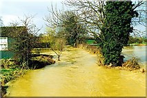 TF0119 : Flooding at Creeton, near Bourne, Lincolnshire by Rex Needle