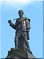 NZ2564 : Statue of a miner on Burt Hall, Northumberland Road, NE1 by Mike Quinn