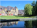 The New River and the offices of Broxbourne Council