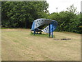 Playground climbing equipment with twisted strip, Wormwood Scrubs