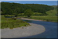 SN7299 : Afon Dyfi / River Dovey at Derwenlas by Christopher Hilton