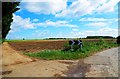 Junction of bridleway with Kilkenny Lane, near Carterton, Oxon