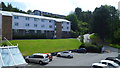 View from part of the Penglais building in the campus of Aberystwyth University