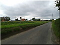 Lane next to the river Parrett