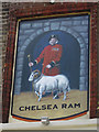 TQ2677 : Chelsea Ram sign by Oast House Archive