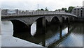 SN1745 : River footbridge alongside Cardigan Bridge by Jaggery