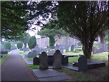SN5981 : St Padarn, Llanbadarn Fawr: churchyard (iv) by Basher Eyre
