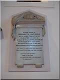 SN5981 : St Padarn, Llanbadarn Fawr: memorial (A) by Basher Eyre